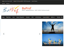Tablet Screenshot of buprof.com